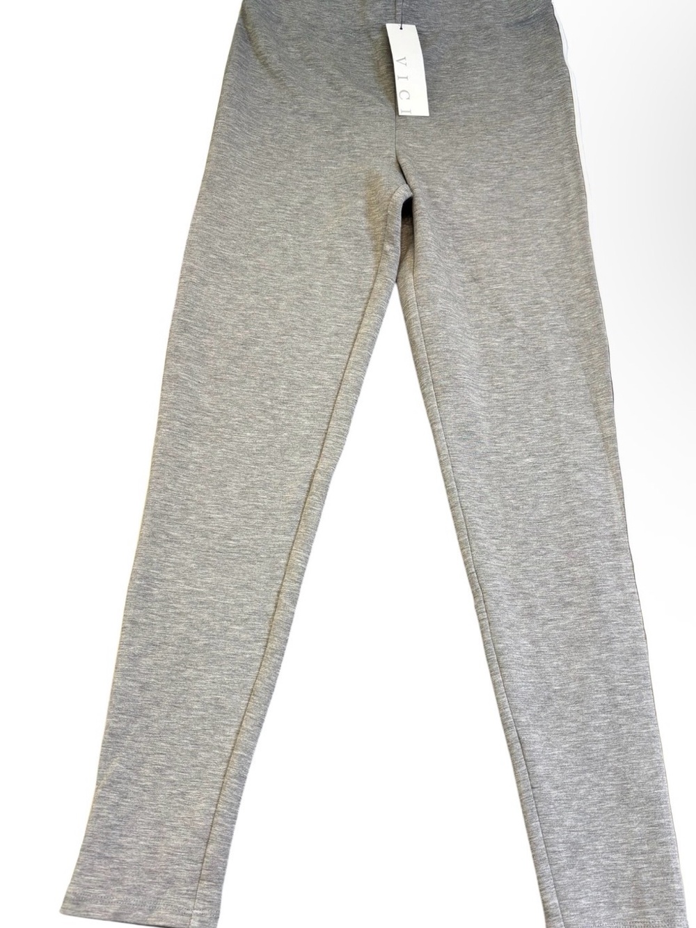 VICI Training Day Track Pants Heather Gray Leggings Size S NWT
